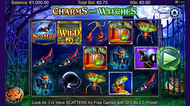 charms and witches online gokkast