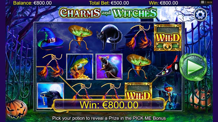 charms and witches online slot
