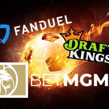 DraftKings, BetMGM en FanDuel spenderen 100 miljoen dollar voor de legaliseren van sportweddenschappen