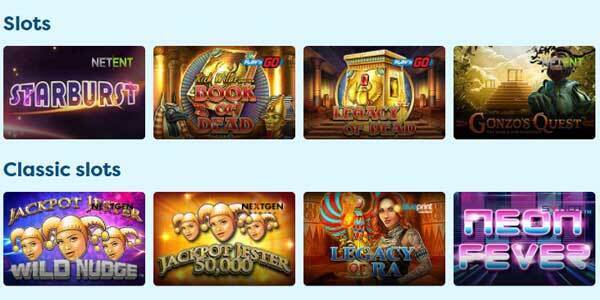 PlayFrank Casino spelaanbod