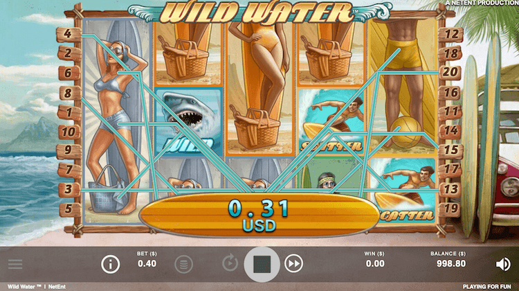 Wild water slot gokkast