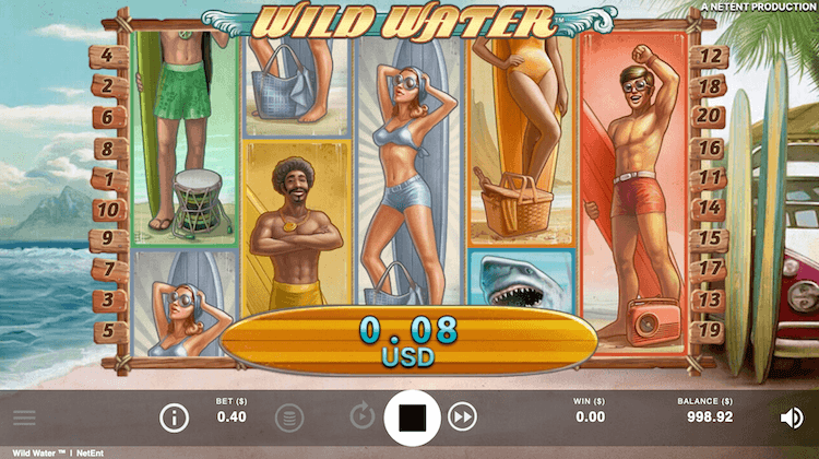 Wild water slot