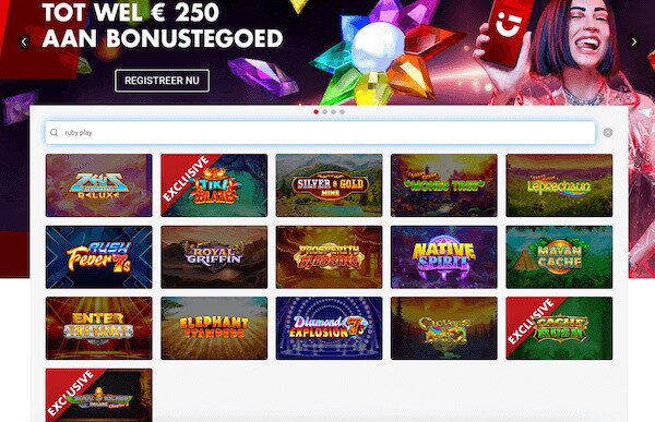 Aanbod RubyPlay spellen Circus Casino