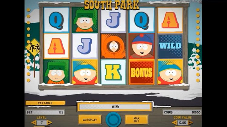 South Park voor echt geld spelen