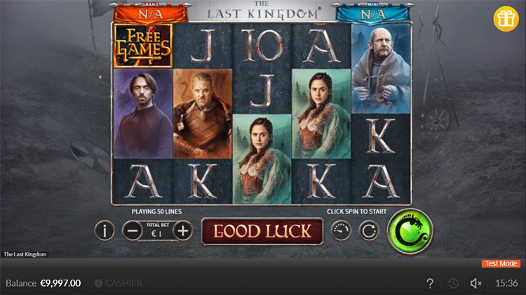 The last kingdom online slot