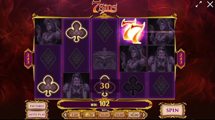 7Sins online gokkast voor echt geld spelen