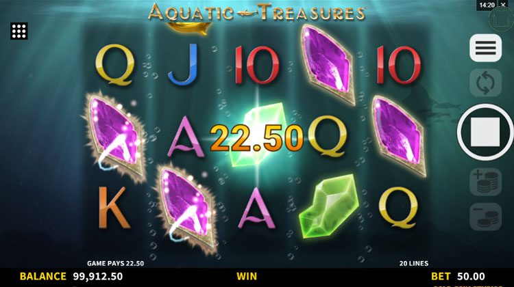 Aquatic Treasures voor echt geld spelen
