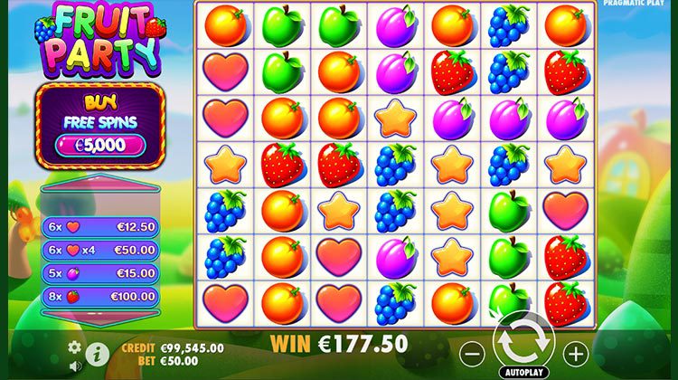 Fruit Party voor echt geld spelen