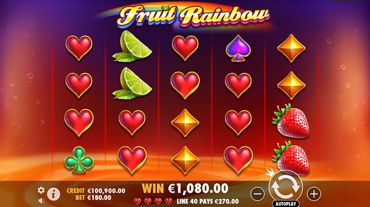 Fruit Rainbow voor echt geld spelen