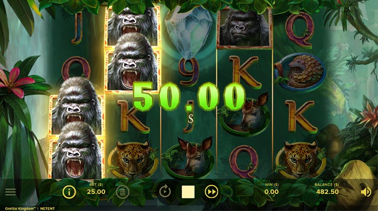 Gorilla Kingdom voor echt geld spelen
