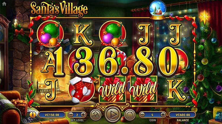 Santa's village gokkast voor echt geld spelen