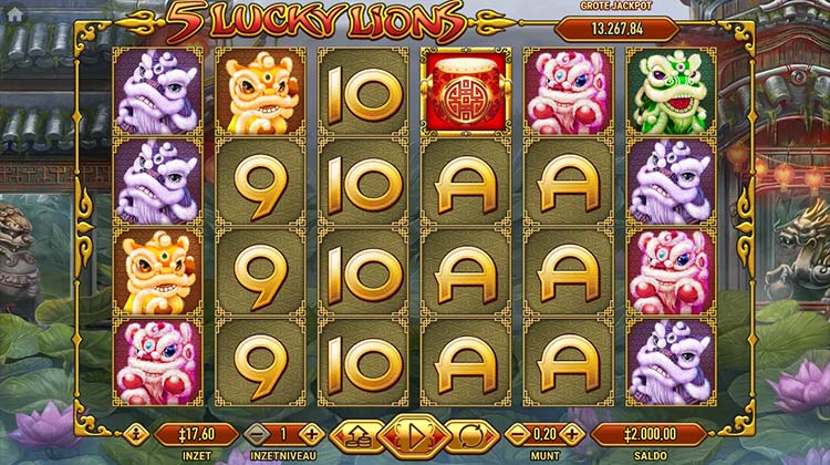 5 lucky lions online slot