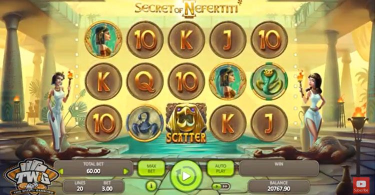 Secret of Nefertiti online slot