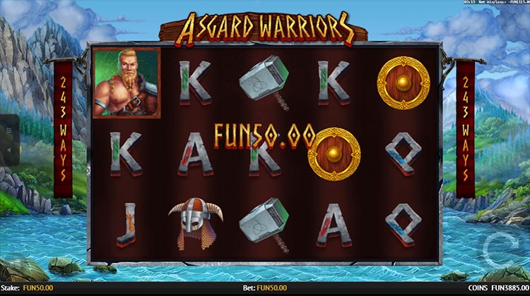 Asgard Warriors voor echt geld spelen