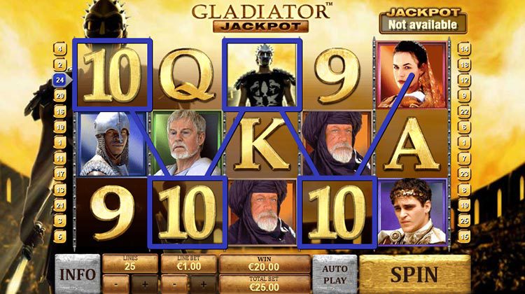 Gladiator Jackpot voor echt geld spelen