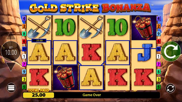 Gold Strike Bonanza voor echt geld spelen