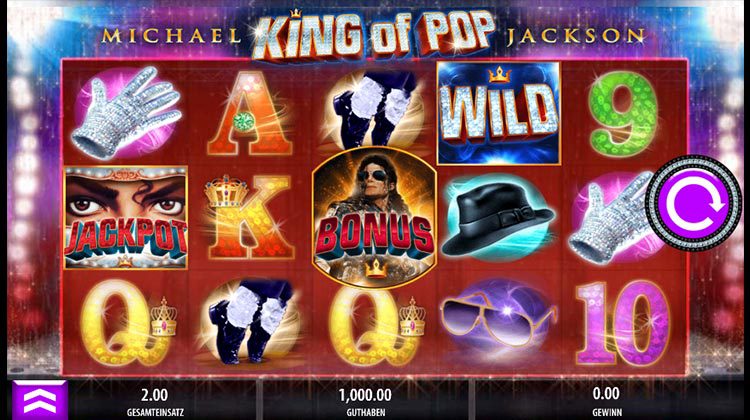 Michael Jackson King of Pop online slot