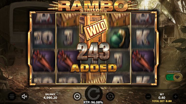 Rambo gokkast voor echt geld spelen
