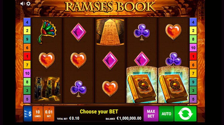 Ramses book online slot