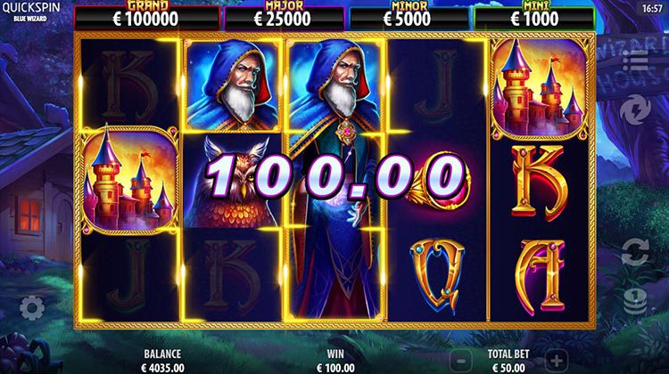Blue Wizard online gokkast voor echt geld spelen