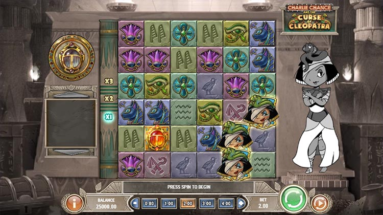 Charlie Chance and the Curse of Cleopatra Online slot