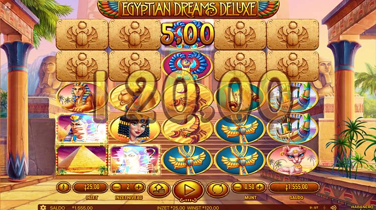 Egyptian Dreams Deluxe Gokkast voor echt geld spelen