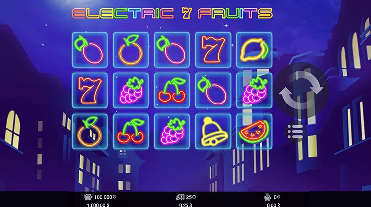 Electric 7 Fruits Online Gokkast 