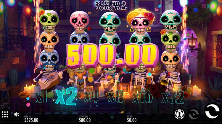 Esqueleto Explosivo Online Gokkast voor echt geld spelen