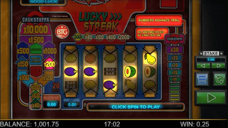 Lucky Streak Online Gokkast voor echt geld spelen