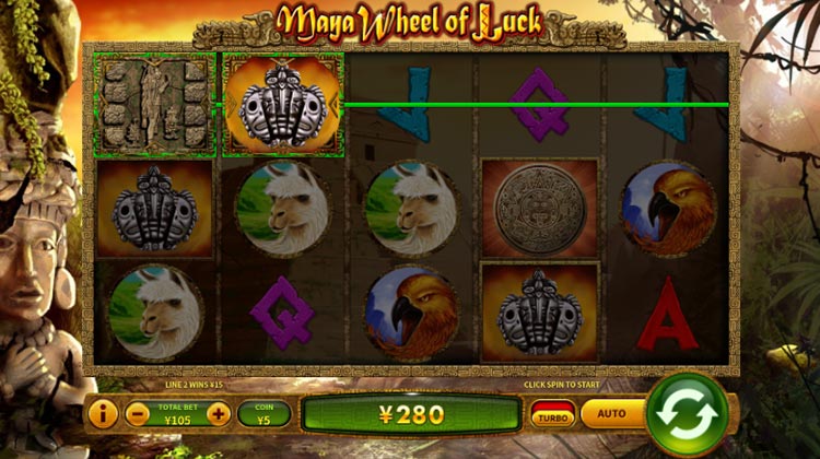 Maya Wheel of Luck Gokkast voor echt geld spelen