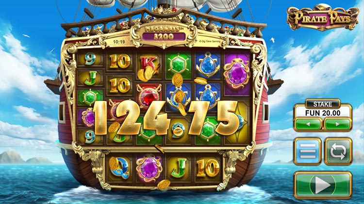 Pirate Pays Megaways voor echt geld spelen