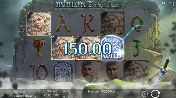 Avalon: The lost kingdom online gokkast voor echt geld spelen