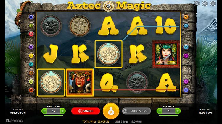 Aztec Magic voor echt geld spelen