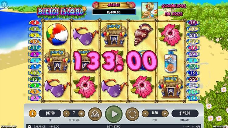 Bikini Island gokkast voor echt geld spelen