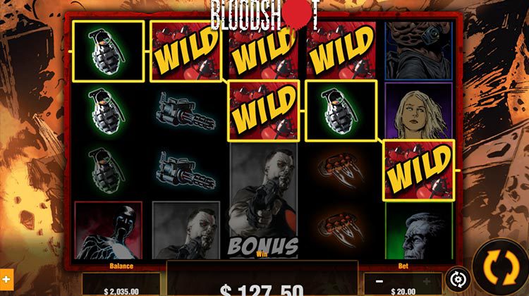 Bloodshot online gokkast voor echt geld spelen