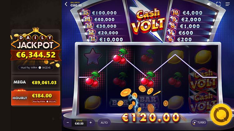 Cash Volt gokkast voor echt geld spelen