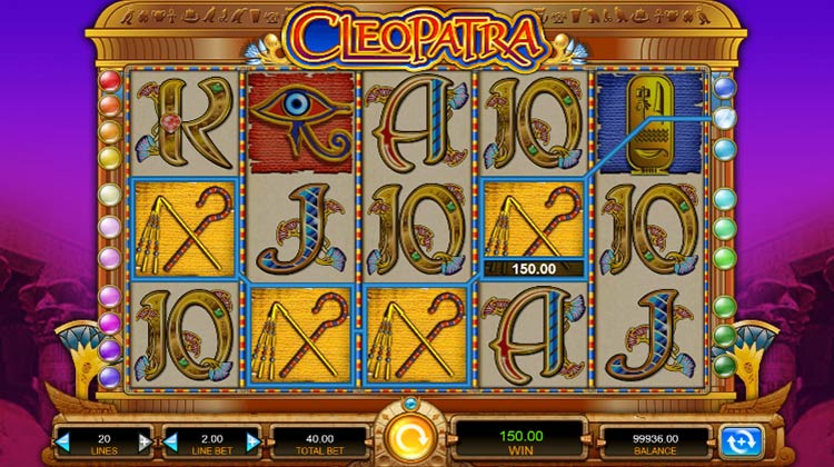 Cleopatra online gokkast voor echt geld spelen