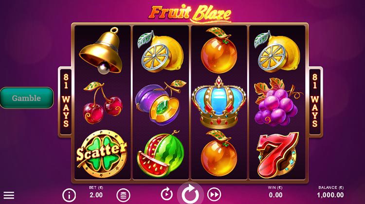 Fruit Blaze online gokkast 