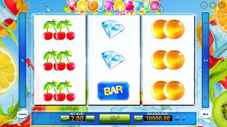 Fruitastic online gokkast 