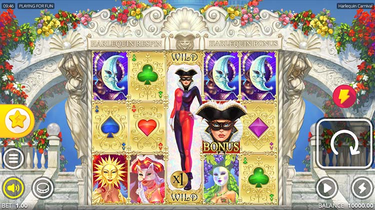 Harlequin Carnival online gokkast