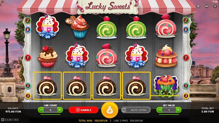 Lucky Sweets online gokkast voor echt geld spelen