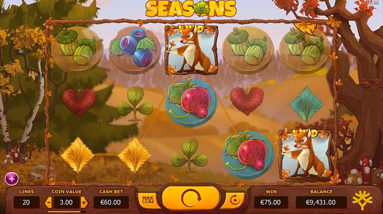 Seasons Online Gokkast voor echt geld spelen