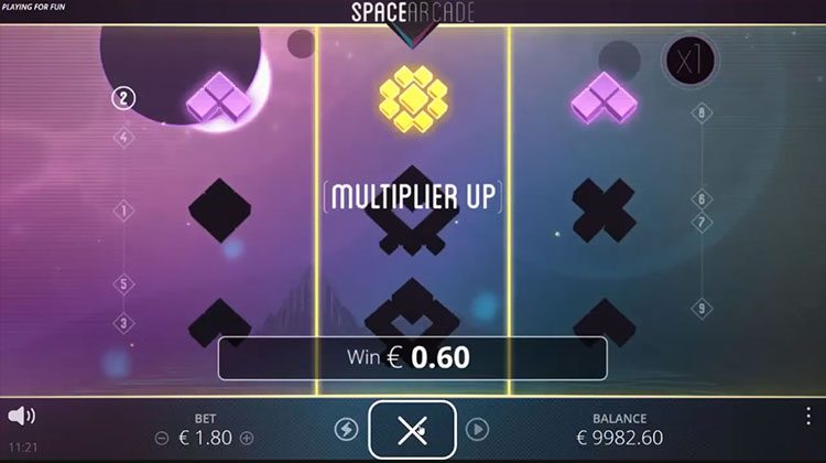 Space Arcade online gokkast voor echt geld spelen