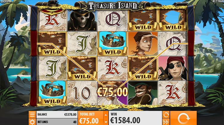 Treasure Island gokkast voor echt geld spelen