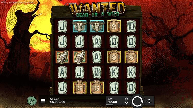 Wanted Dead or a Wild slot