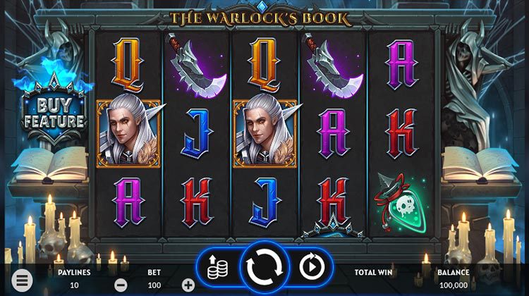 Warlock's Book online gokkast