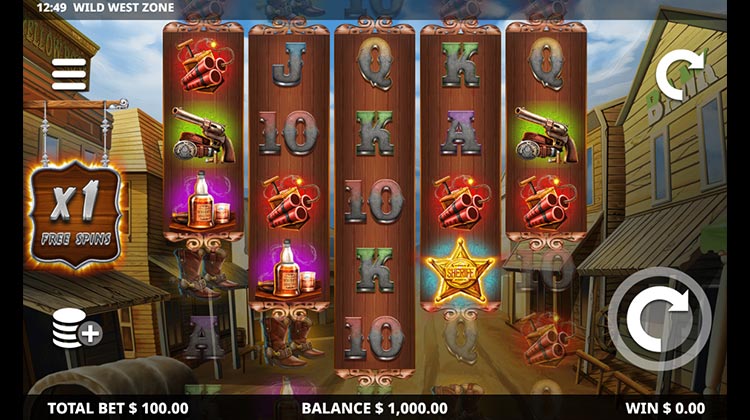 Wild West Zone slot