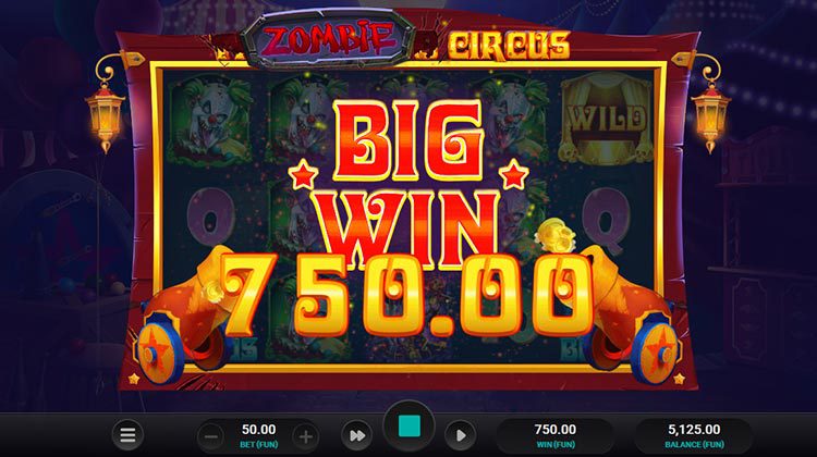 Zombie Circus online gokkast voor echt geld spelen