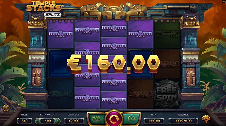 Temple Stacks: Splitz gokkast voor echt geld spelen