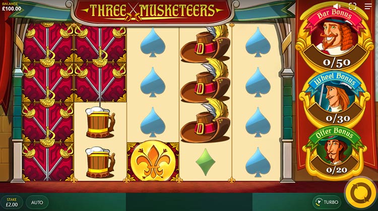 The Three Musketeers slot